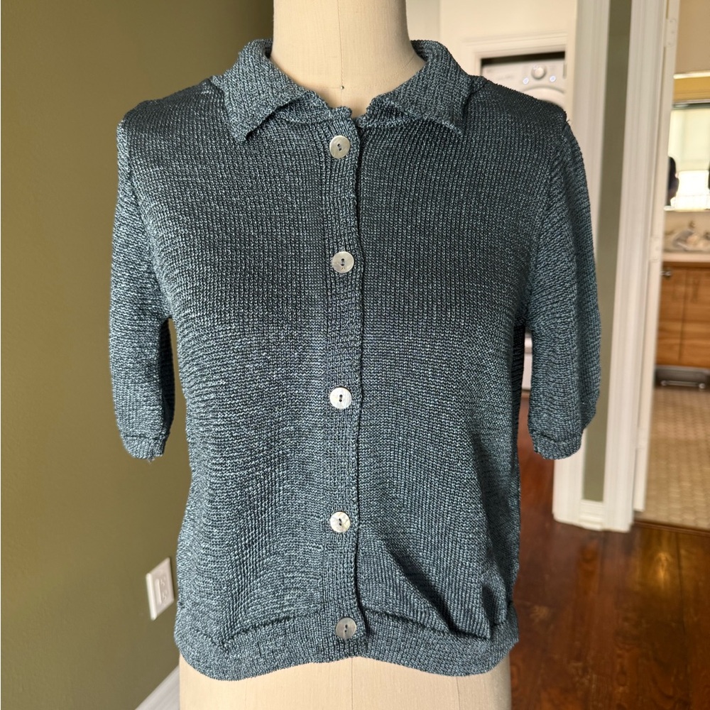 Zara Seafoam Knit Sweater